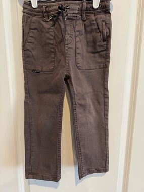 Mayoral Brown Kids Pull-On Pants